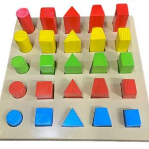 Multi Shaped Peg Board