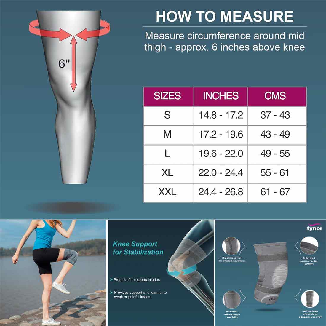 Knee Cap Rigid Hinge - Image 2