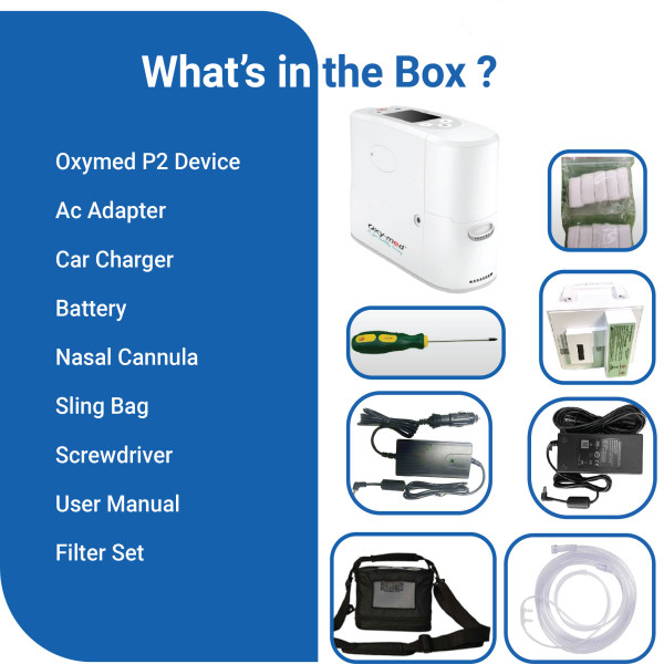 Oxymed Portable Oxygen Concentrator - Image 3