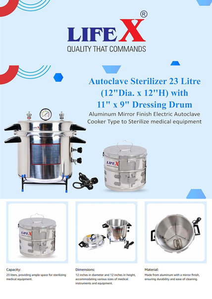 Autoclave (12" x 12'') with Drum - Image 2