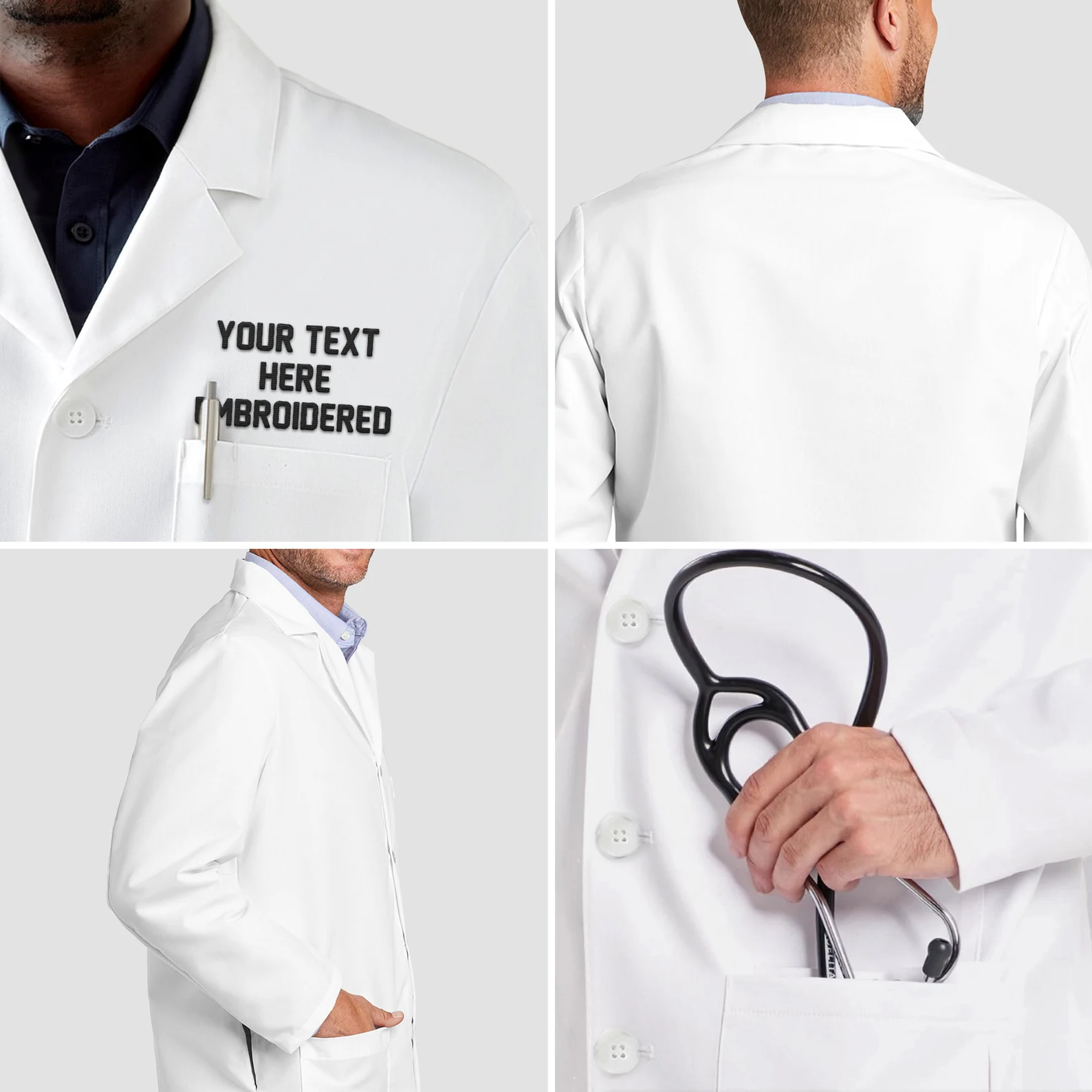Doctors White Apron - Image 3