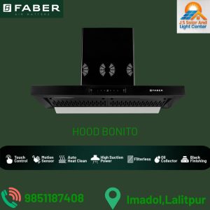 FABER CHIMNEY HOOD BONITO IND HC SC BK 90