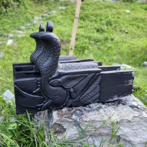 Handcrafted Wooden Peacock Bracket (Mayur Tunal) – Handmade in Nepal