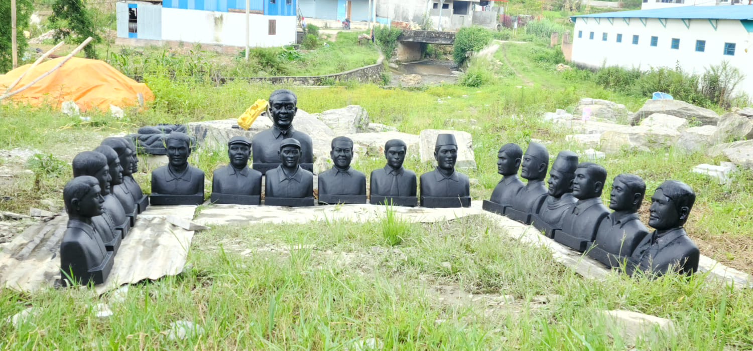 This beautifully handcrafted Bust Statue of a Nepalese Historical Personality is created by experienced Nepali artisans using traditional sculpting techniques and premium-quality materials. Designed to preserve and celebrate Nepal's cultural and historical legacy, each bust reflects remarkable craftsmanship, realistic facial details, and a durable finish. These statues are suitable for installation in educational institutions, public parks, memorials, government offices, museums, libraries, and heritage sites. They can also be customized to represent national leaders, freedom fighters, poets, educators, social reformers, or other distinguished personalities according to customer requirements. Features Handmade by skilled Nepali artisans Crafted with premium-quality materials Fine detailing and realistic craftsmanship Suitable for indoor and outdoor installation Ideal for schools, colleges, museums, parks, memorials, and government offices Custom designs available for historical figures, national leaders, and memorial projects Durable, weather-resistant, and long-lasting Specifications Material: Stone / Fiber / Concrete / Bronze (Customizable) Origin: Nepal Finish: Natural Stone, Black, Bronze, or Custom Finish Style: Realistic Bust Sculpture Usage: Memorial, Educational Institution, Government Office, Museum, Public Park, Heritage Site, Gift Item Celebrate Nepal's heritage with a handcrafted bust statue that reflects the nation's history, culture, and artistic excellence. Each sculpture is meticulously crafted by Nepali artisans, making it a timeless tribute for institutions, public spaces, and commemorative projects.