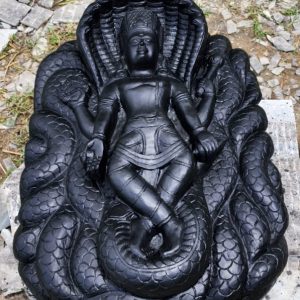 Bring peace, protection, and divine blessings into your home with this handcrafted Ananta Shayana Vishnu Murti made in Nepal. Expertly carved from natural stone by skilled Nepali artisans, it is perfect for temples, home shrines, gardens, and meditation spaces.